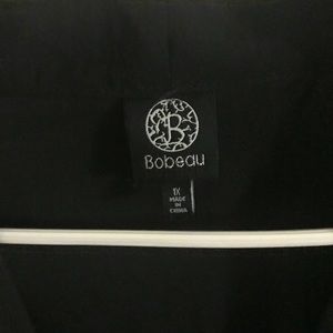 Bobeau black lace vest